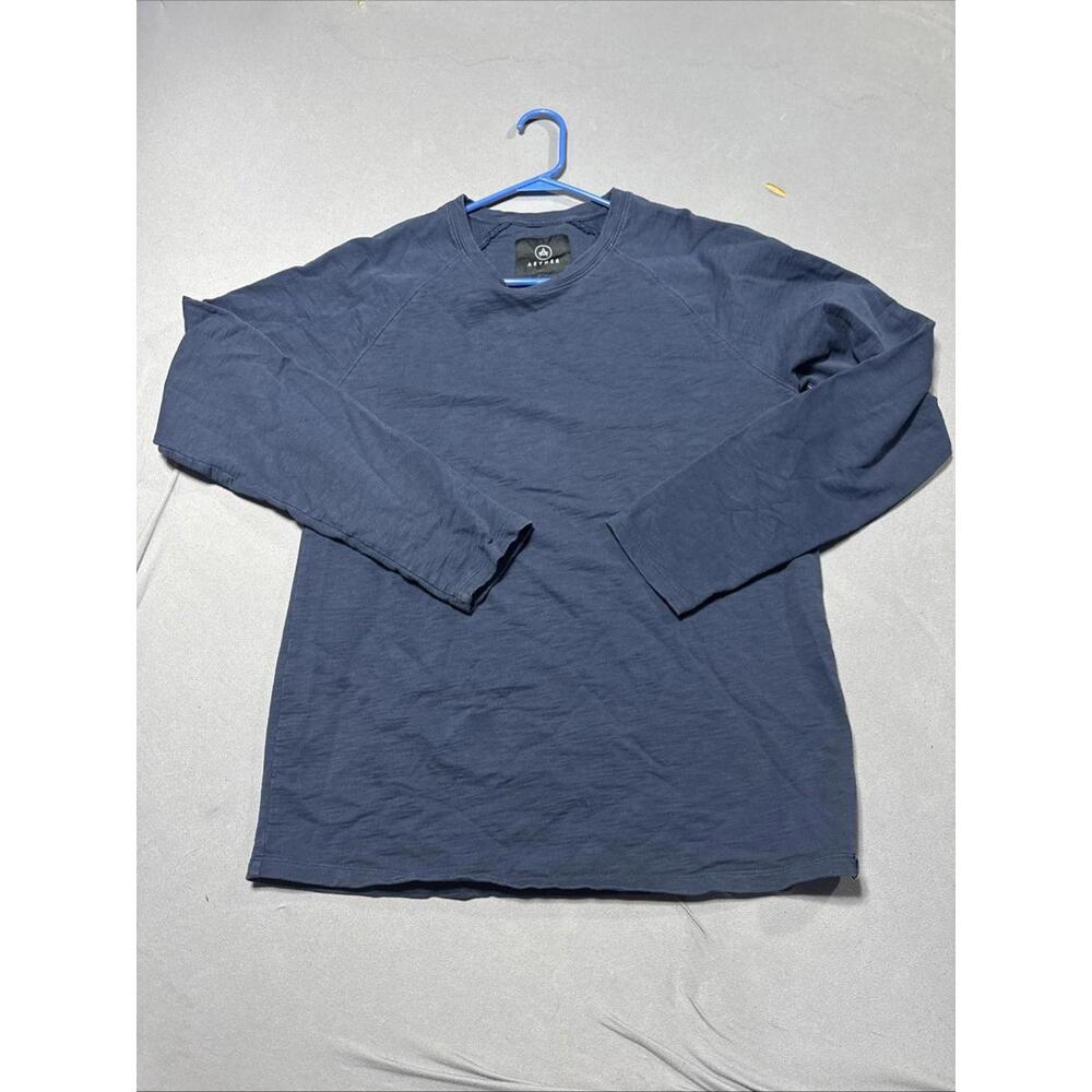 Aether Apparel Men’s Long Sleeve Crew Sweater Size Large Blue